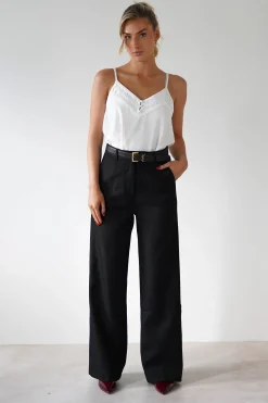Carey Tailored Pants | Black*LULUMARY Best