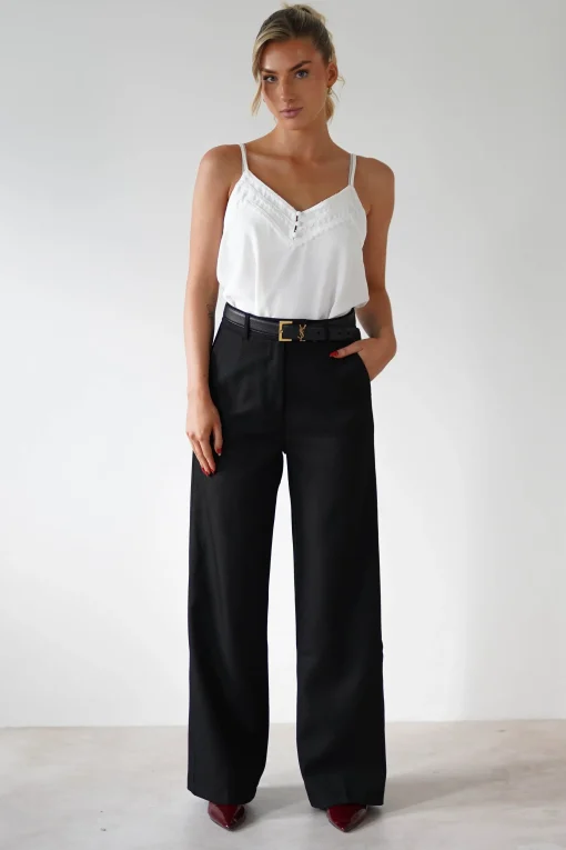 Carey Tailored Pants | Black*LULUMARY Best