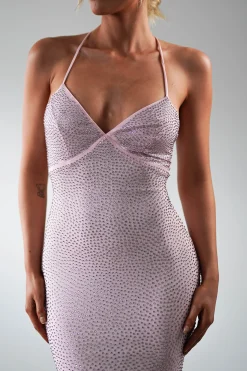 Cataleya Rhinestone Bodycon Gown | Pink*LOVESOME Fashion