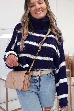 Catalina Striped Jumper | Navy*Casual New