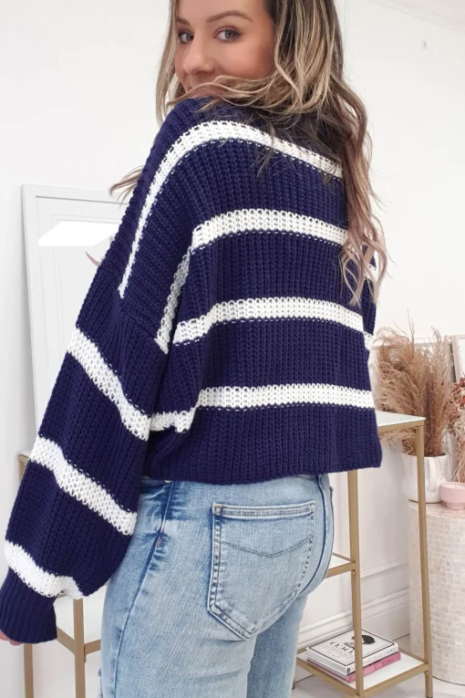 Catalina Striped Jumper | Navy*Casual New