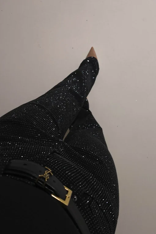 Coleen Sparkle Diamante Jeans | Black*Casual Sale