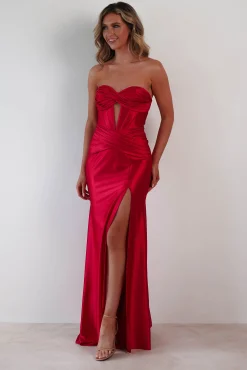 Karra Bodycon Strapless Gown | Red*Fu0026P Outlet