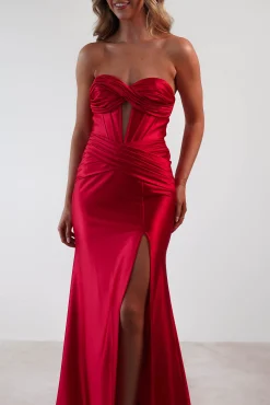 Karra Bodycon Strapless Gown | Red*Fu0026P Outlet
