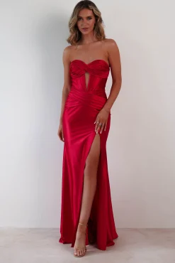 Karra Bodycon Strapless Gown | Red*Fu0026P Outlet