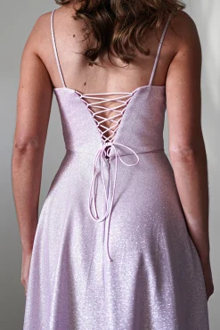 Luna Glitter Corset Aline Gown | Pink*Cinderella Outlet