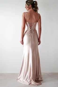 Meaghan Bodycon Gown | Champagne*PINK BOOM New