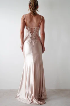 Meaghan Bodycon Gown | Champagne*PINK BOOM New