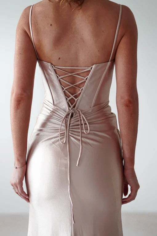 Meaghan Bodycon Gown | Champagne*PINK BOOM New