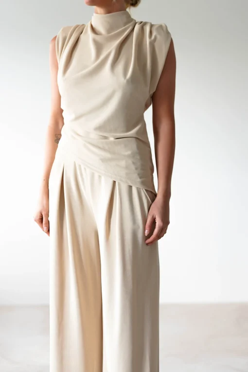 Mina Strechy 2 Piece Set | Cream*Casual Best