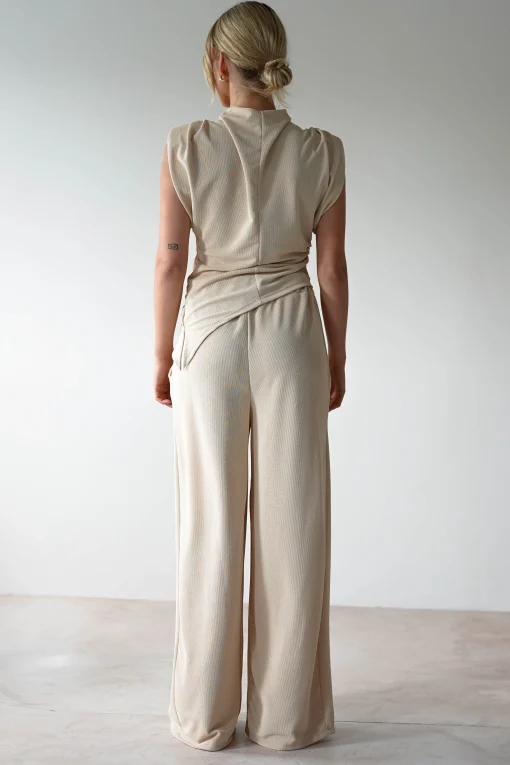 Mina Strechy 2 Piece Set | Cream*Casual Best