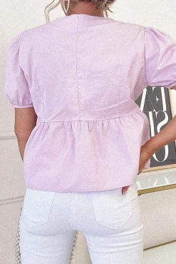 Minnie Bow Detail Blouse | Lilac*Oh Hello Clothing Online