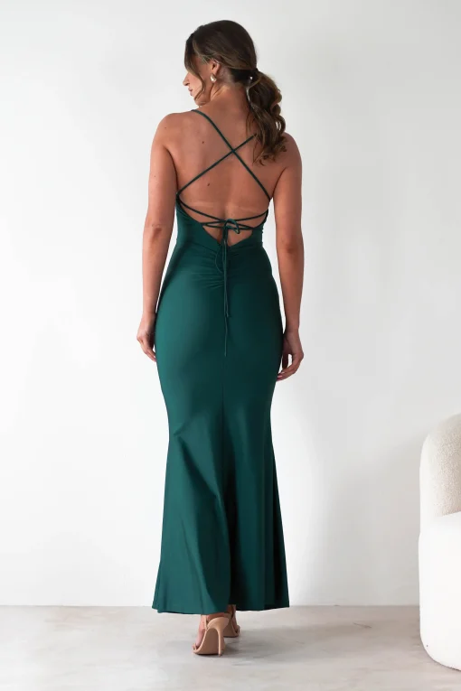 Monette Bodycon Maxi Gown | Emerald Green*Cinderella Sale