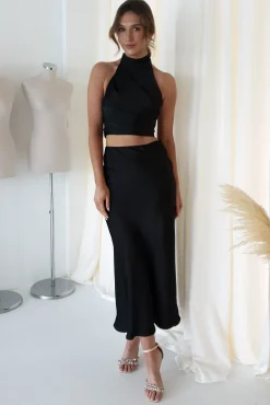 Pamela Satin Top | Black*Casual Discount