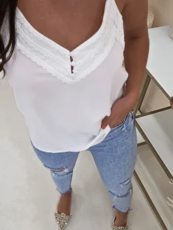 Rachel Cami Top | White*Casual New