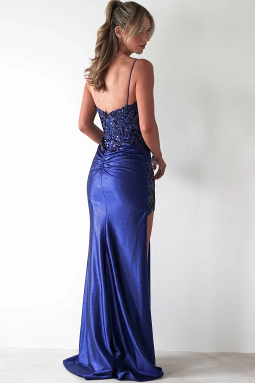 Regina Embellished Bodice Gown | Midnight Blue*Cinderella Discount