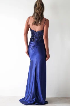 Regina Embellished Bodice Gown | Midnight Blue*Cinderella Discount