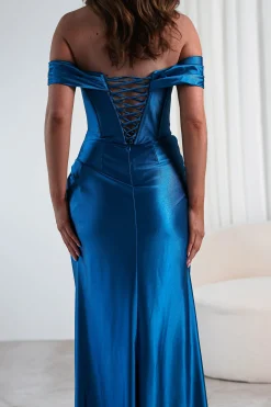 Serena Off The Shoulder Gown | Peacock*Cinderella Fashion