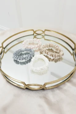 SilkLee | Luxury Slim Mulberry Silk Scrunchies | 4 pack*Oh Hello Clothing Sale