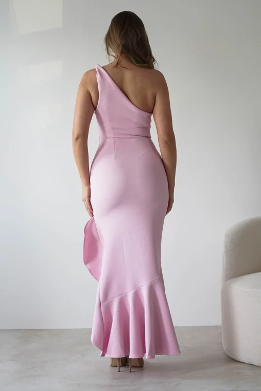 Tabitha Textured Bodycon Midaxi Dress | Pink*KAARLO Discount