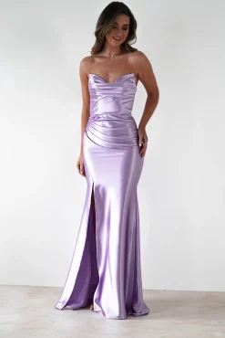 Venice Strapless Bodycon Gown | Lilac*Cinderella Sale