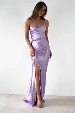 Venice Strapless Bodycon Gown | Lilac*Cinderella Sale