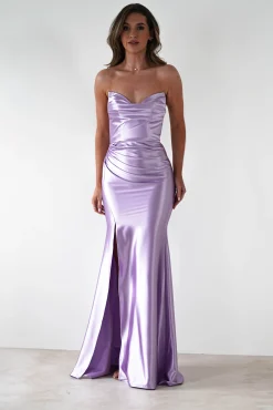 Venice Strapless Bodycon Gown | Lilac*Cinderella Sale