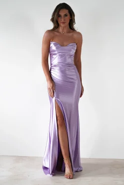 Venice Strapless Bodycon Gown | Lilac*Cinderella Sale