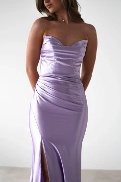 Venice Strapless Bodycon Gown | Lilac*Cinderella Sale