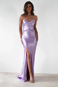 Venice Strapless Bodycon Gown | Lilac*Cinderella Sale